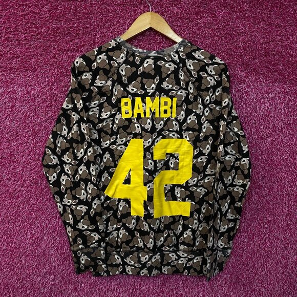 Disney Other - Bambi Number 42 Disney Animated Studios Movie AoP Crewneck S